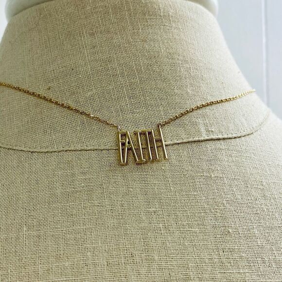 Rae Dunn | Faith Necklace - Picture 8 of 13